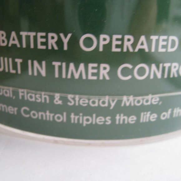 LED Lighted Bead Christmas Garland Amber Lights Meil Creations 9 Feet Battery Op - Picture 3 of 14